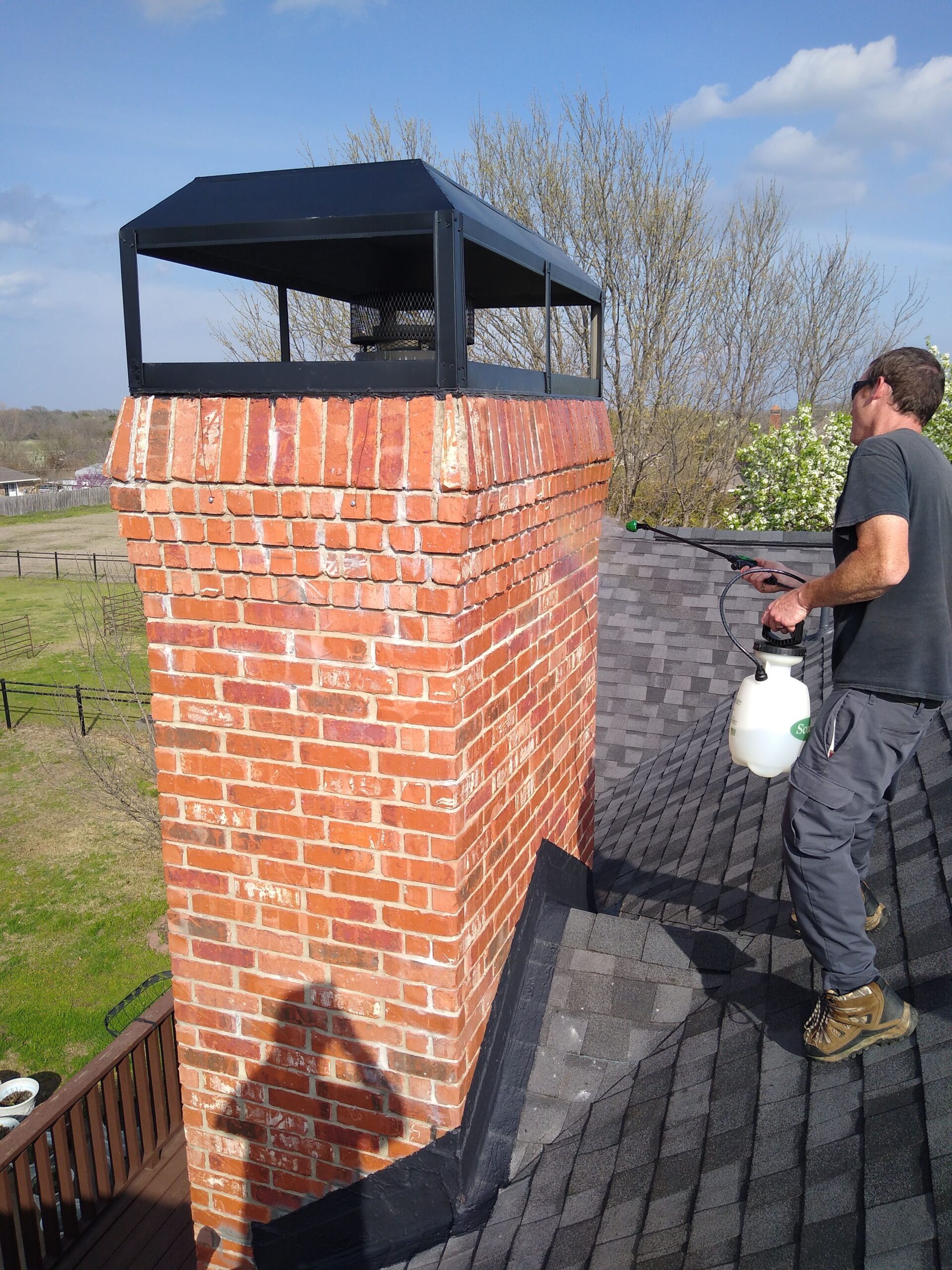 Chimney inspection detailed examination