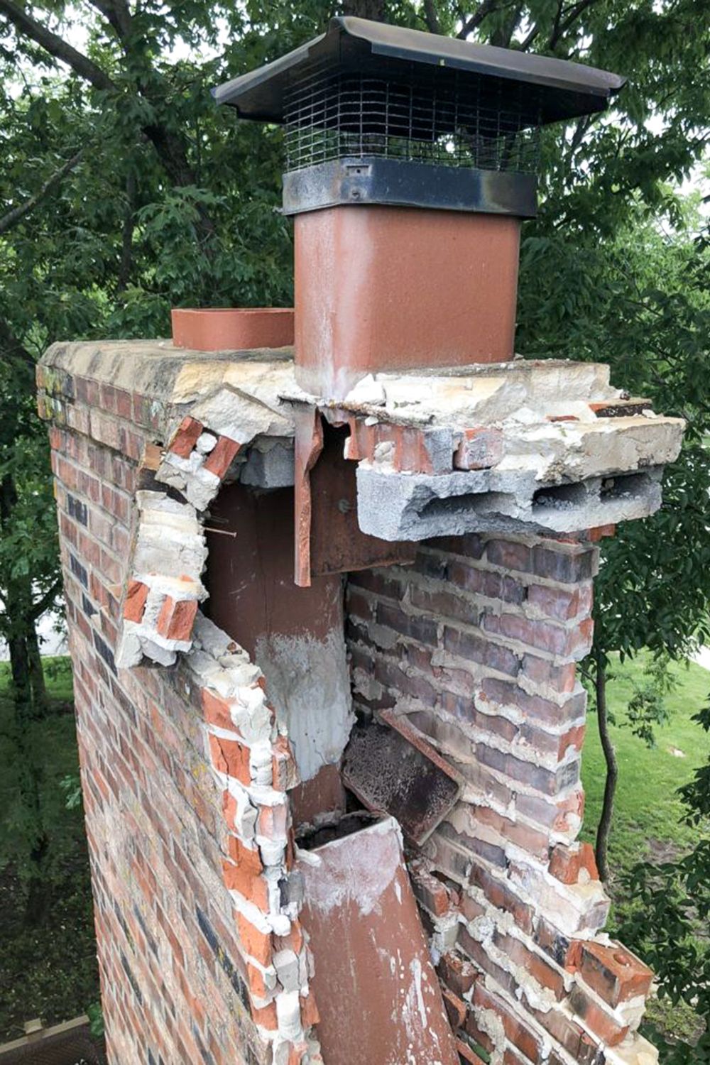 Professional chimney rebuild services