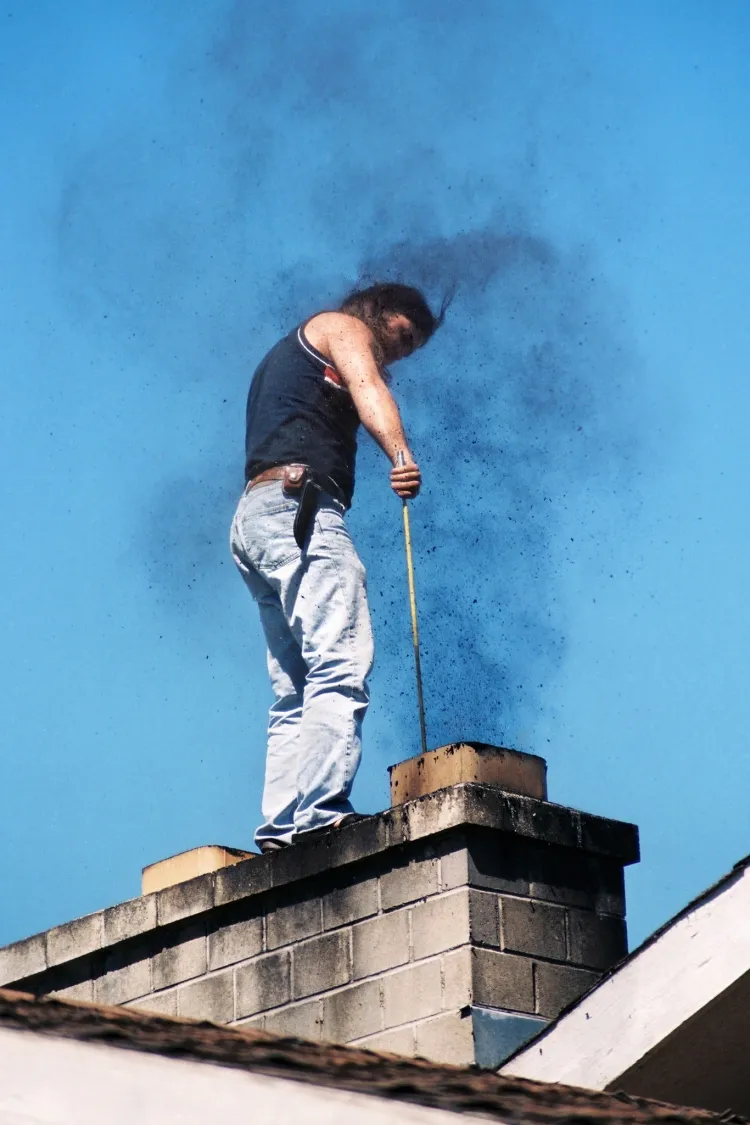 Chimney repair restoration process